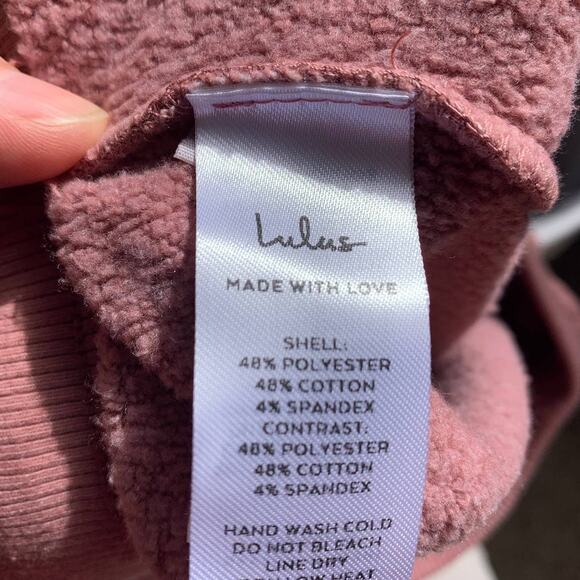 NWT Lulu's Boat House Drawstring Jogger Sweatpants in Mauve Pink - Picture 7 of 10